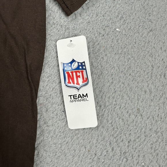 Cleveland Browns Football T-Shirt Mens XL Brown Cotton Short Sleeve Tee NFL NEW - Picture 5 of 8